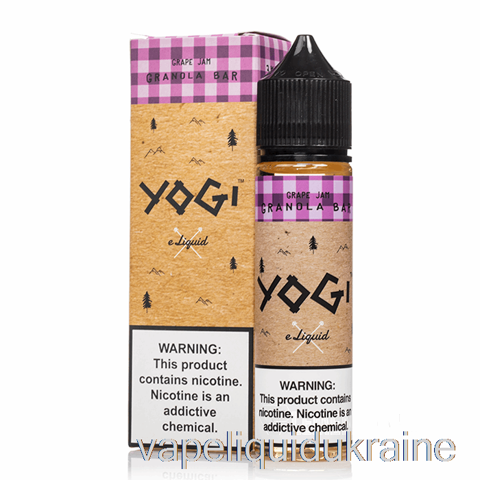 Vape Ukraine Grape Jam Granola Bar - Yogi E-Liquid - 60mL 3mg